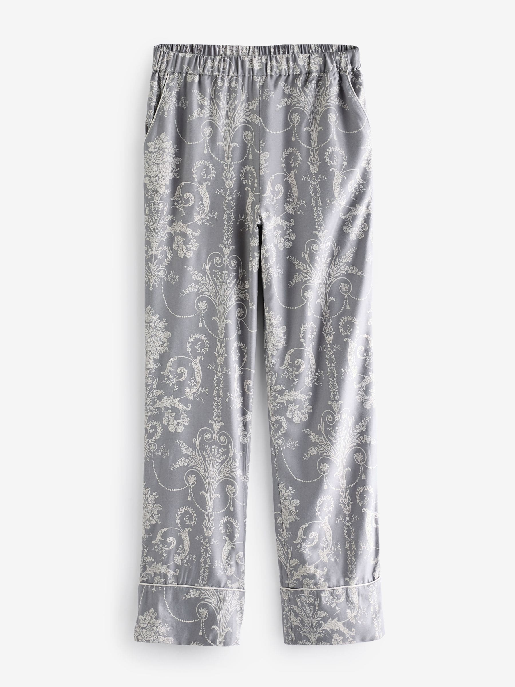 Grijs - Laura Ashley Josette pyjama met knopen