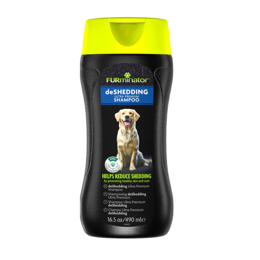 Furminator Shampoo Ultra Premium para Remoção de Pelos Macios em Cães