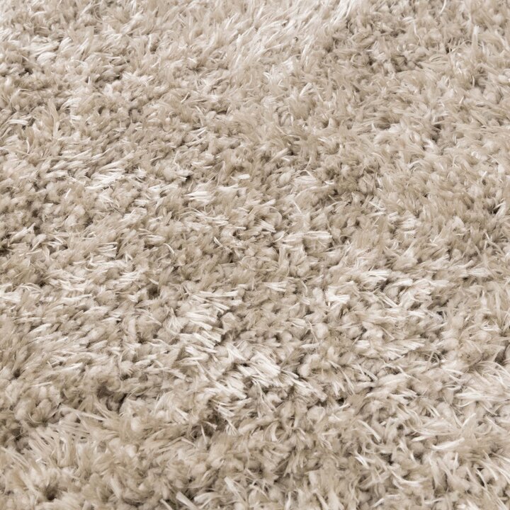 Ovaal Shaggy vloerkleed - Blaze Beige/Grijs | Luxe!