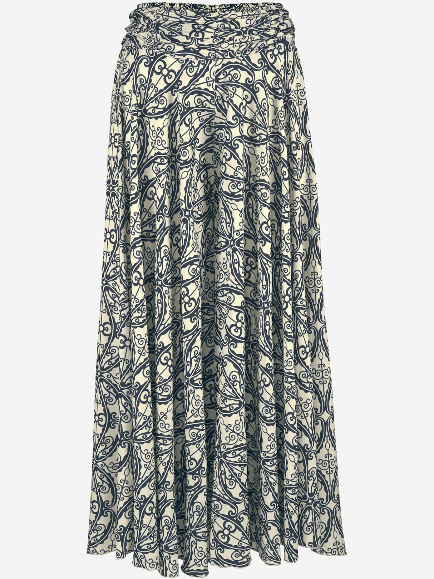 Jupe-culotte jambes extra-larges, style jupe