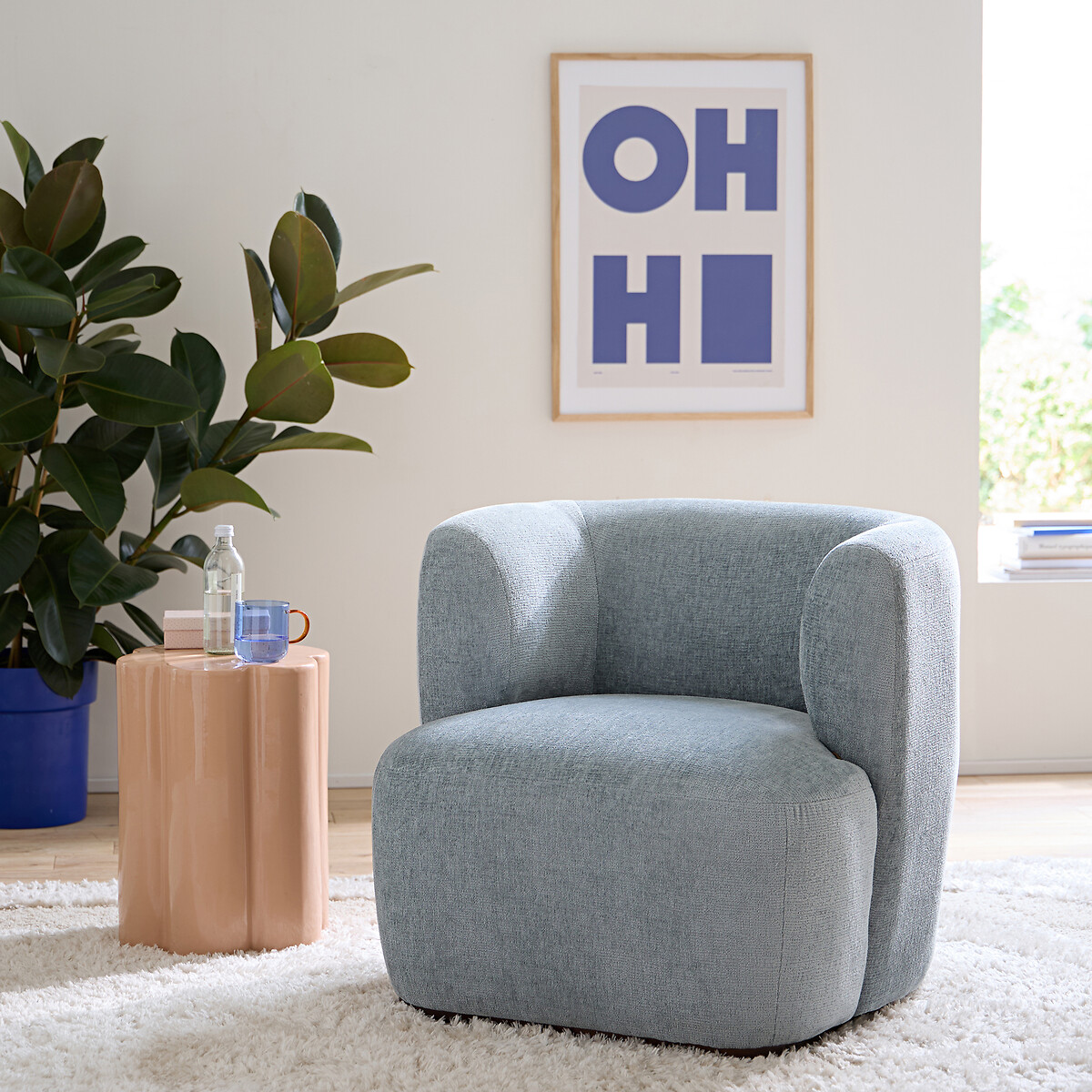 LA REDOUTE INTERIORS<br>Poltrona Fluwelen, Nidou