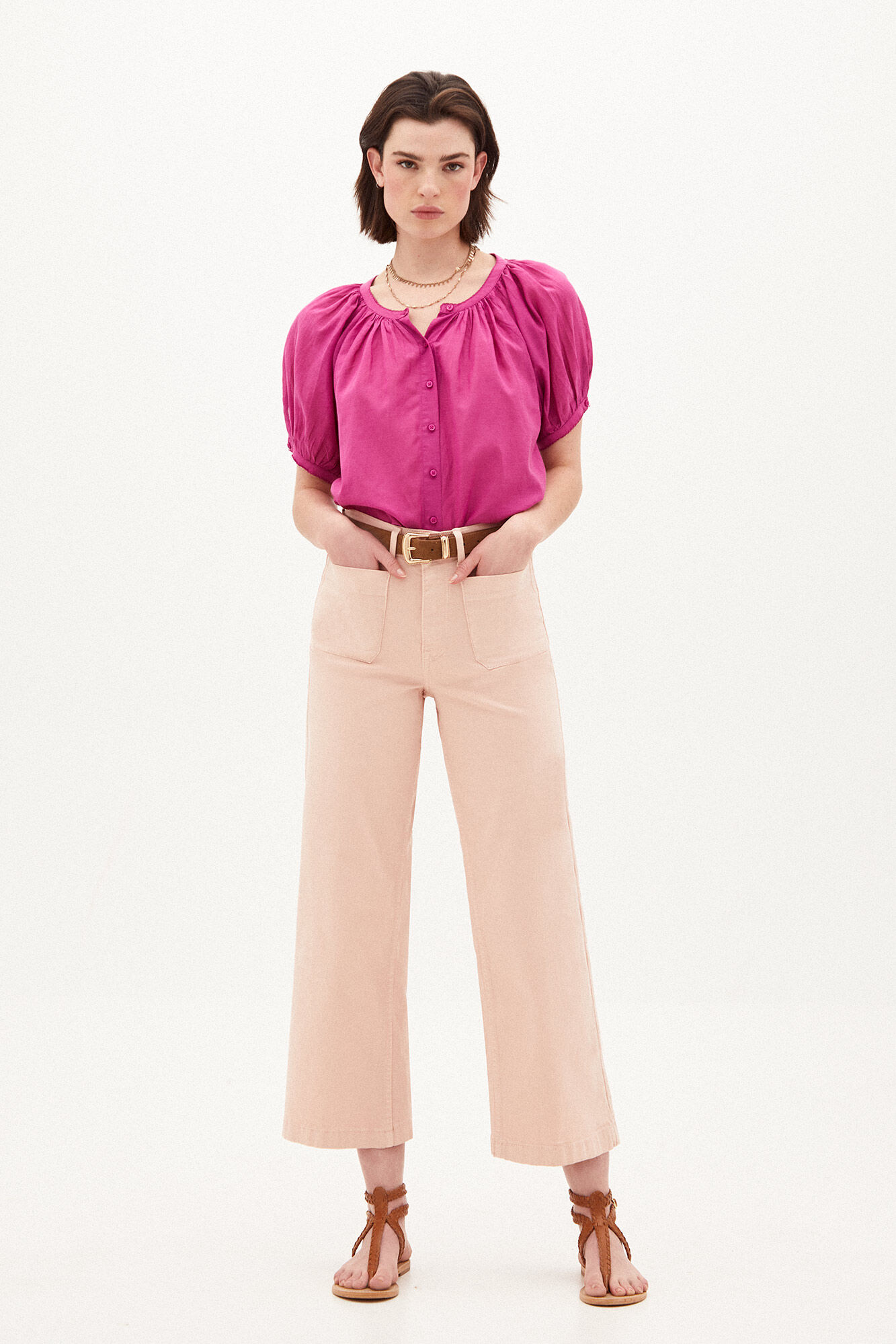 Camisa Cara Cotton - Rosa