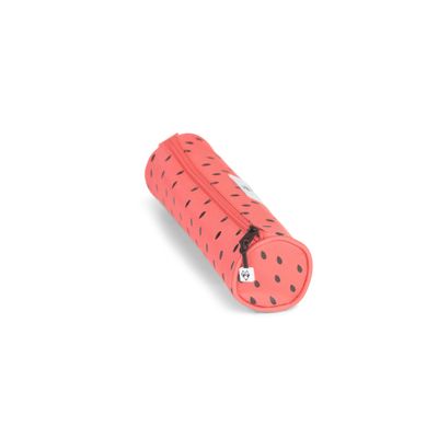 Trousse ronde Tutti Frutti - 1 compartiment - rouge - Pol Fox