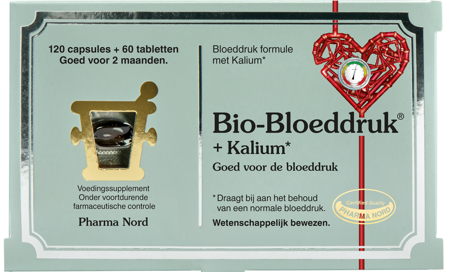 Pharma Nord Bio Bloeddruk & Kalium (120 capsules + 60 tabletten) (180 stuks)
