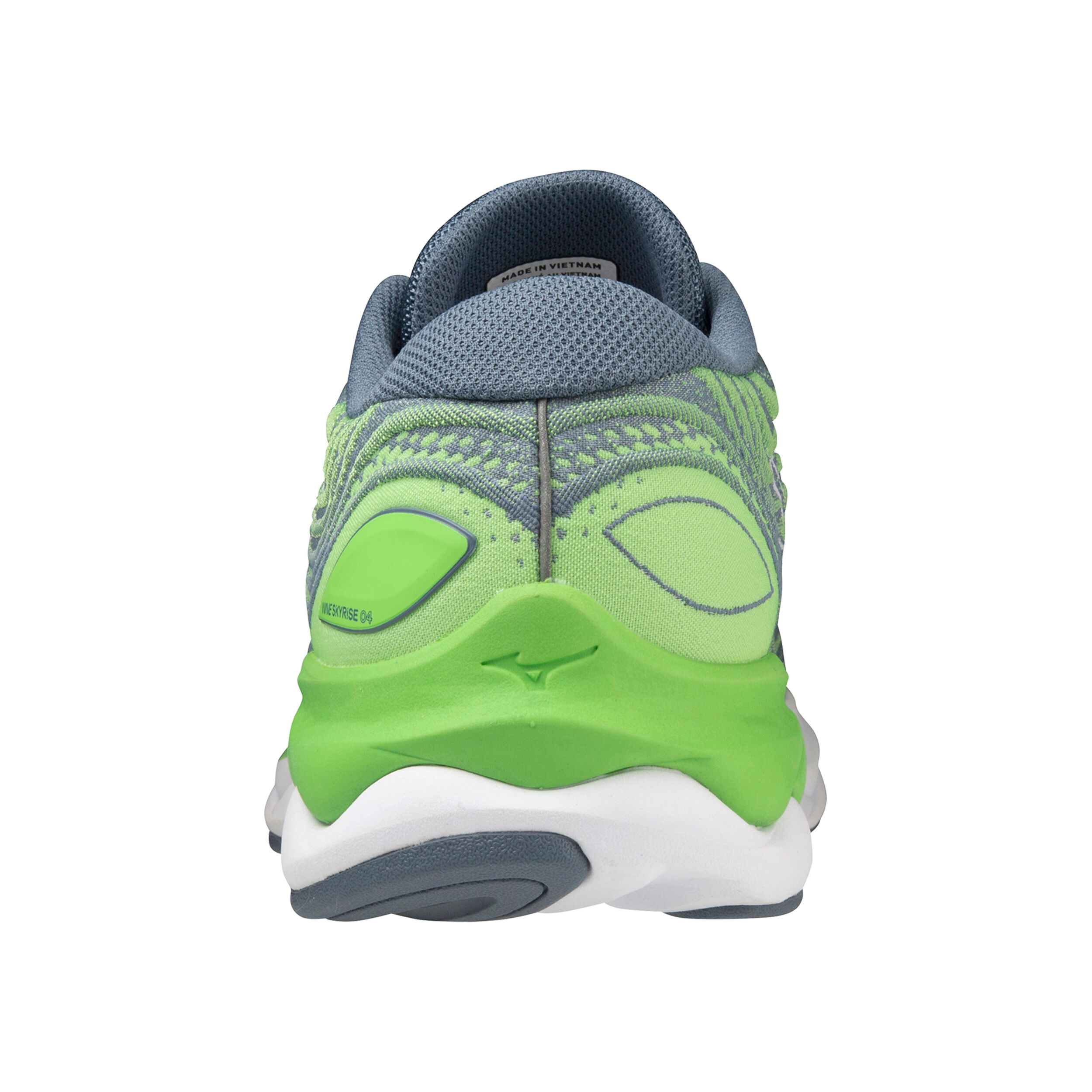 Mizuno Wave Skyrise 4 Chaussure De Running Sans Stabilisateurs Hommes - Vert , Gris
