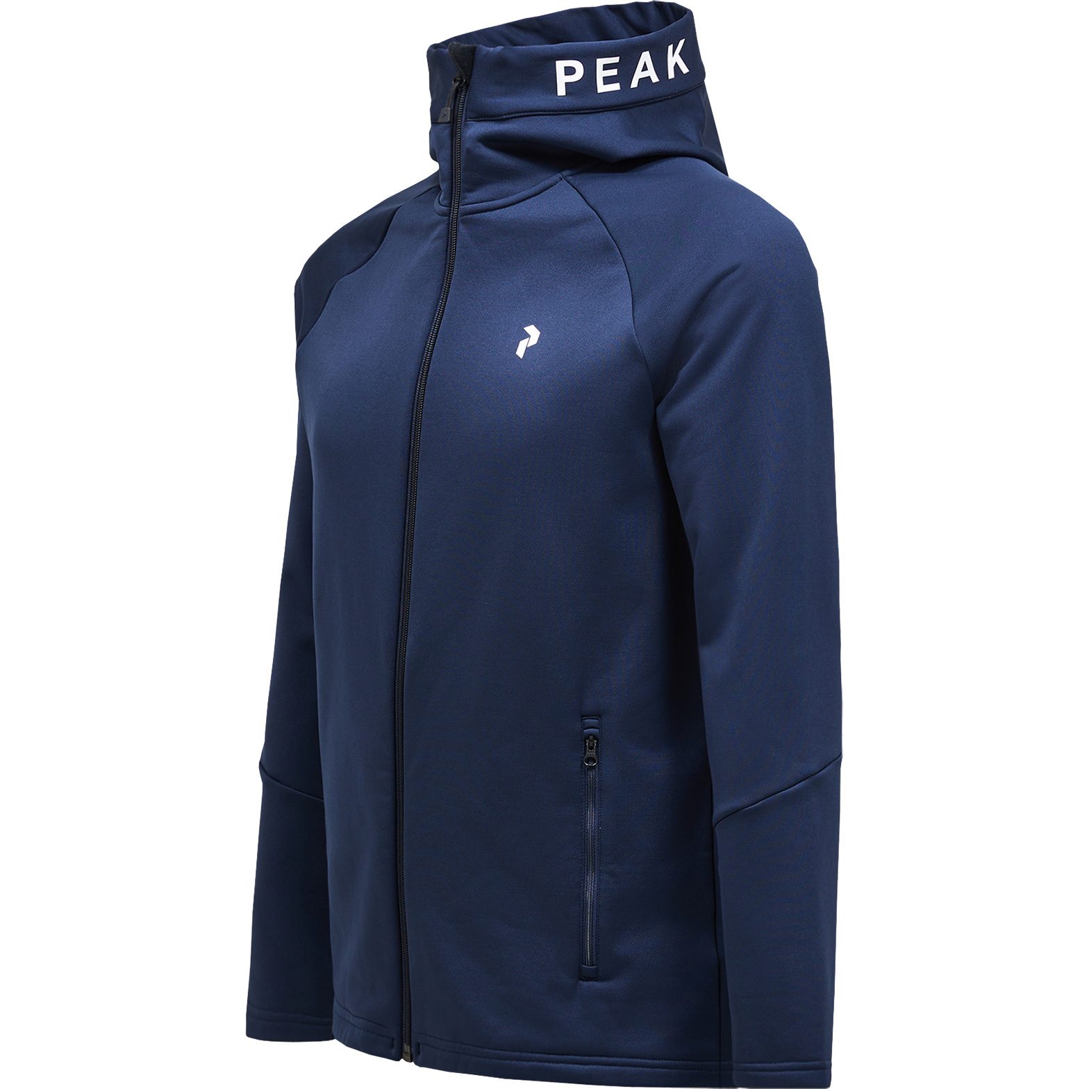 Peak Performance Rider Zip Hood Midlayer-Jacke Herren blue shadow