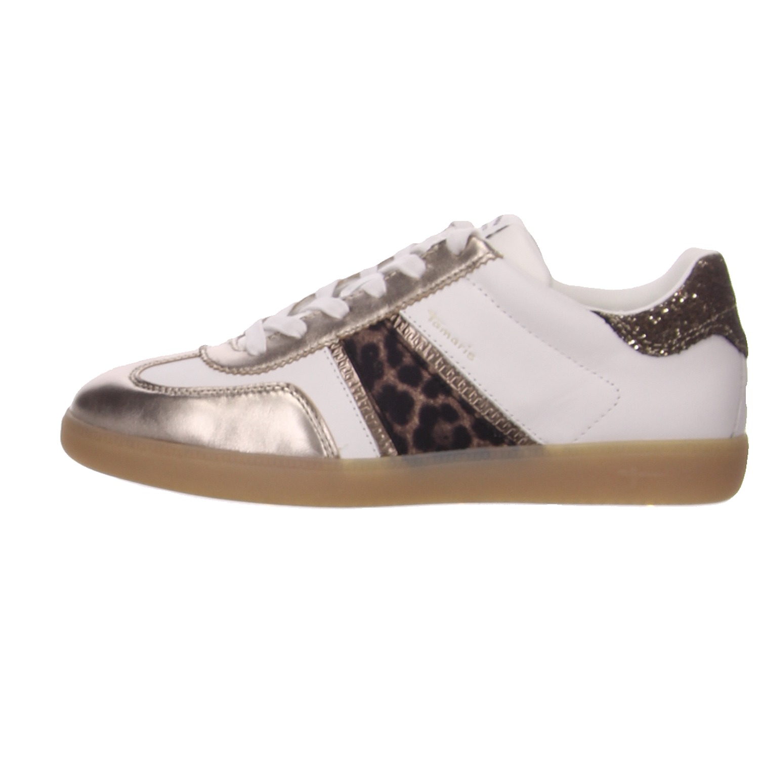 Tamaris Schnürhalbschuh weiß weiss/weiss kombi
