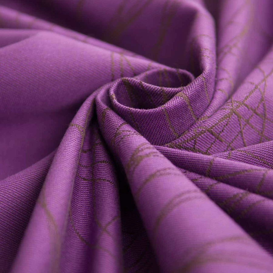 Hoppediz Babytragetuch Ring-Sling kbA New York  mocca-viola