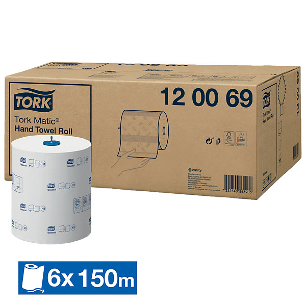 Essuie-mains rouleaux Tork Matic H1, lot de 6