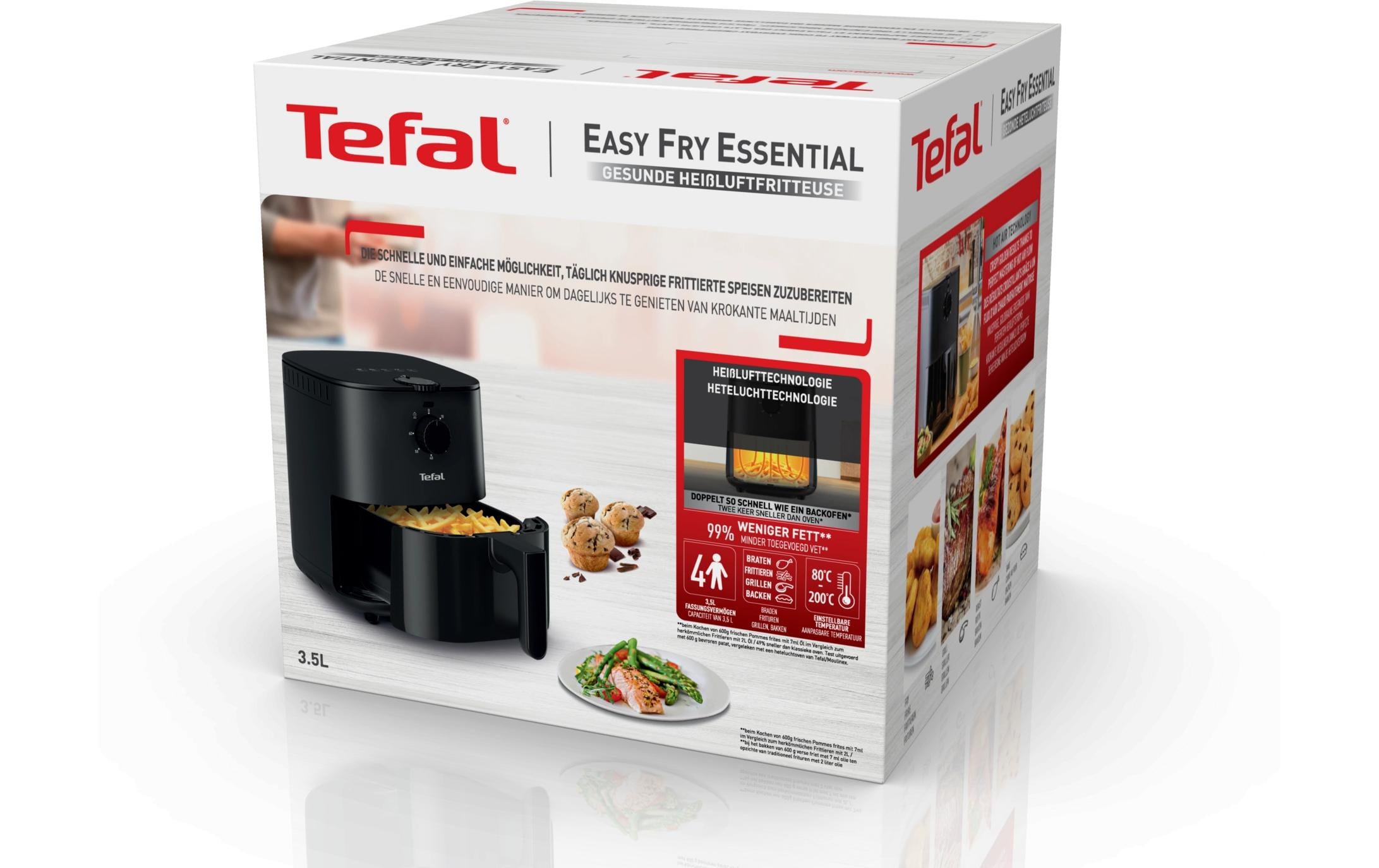 Heissluft-Fritteuse Easy Fry Essential EY1308 3.5 lHeissluft-Fritteuse für köstliche und gesunde Gerichte