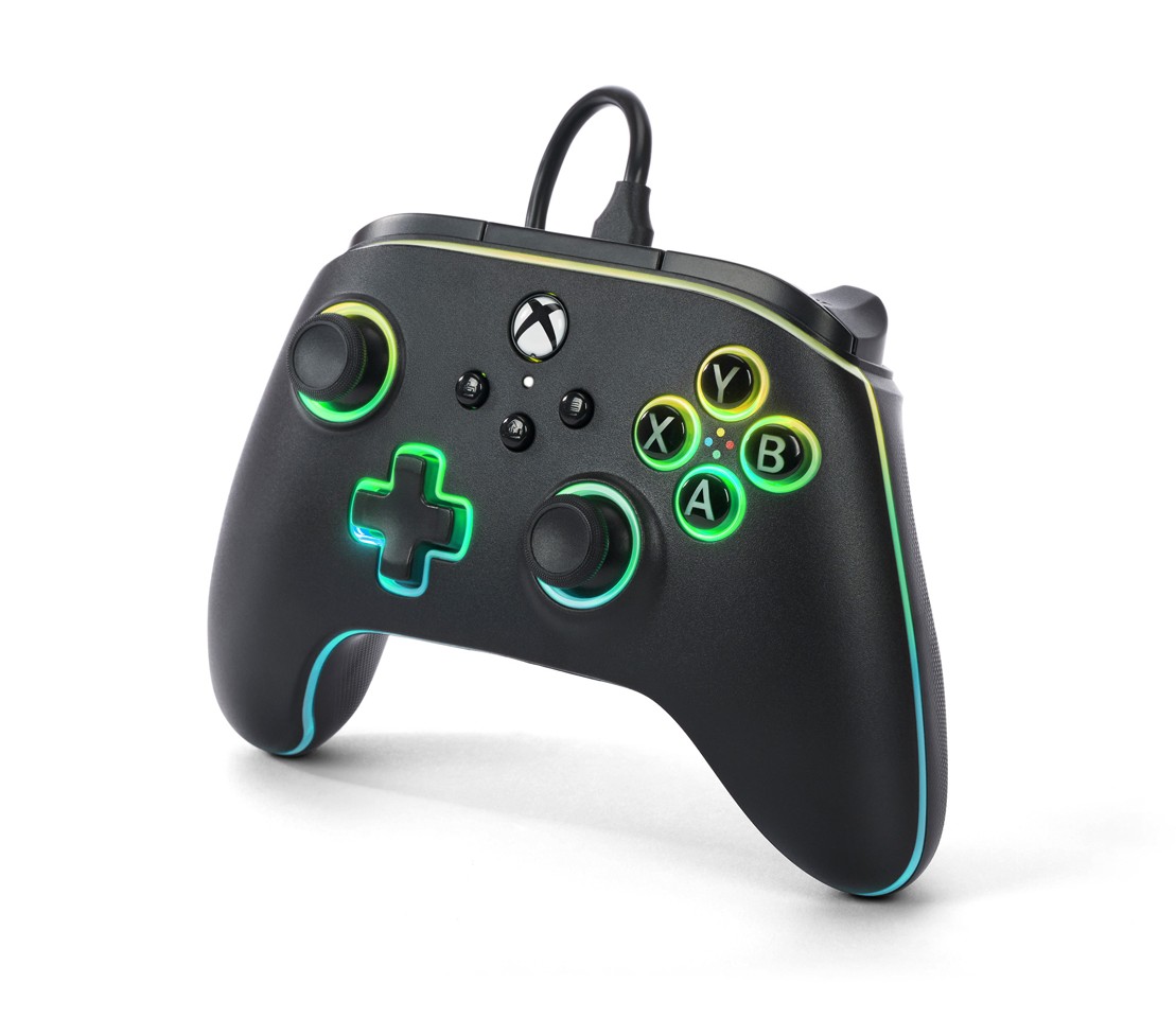 PowerA Advantage Wired Controller - Xbox Series X/S -m/ Lumectra - Black