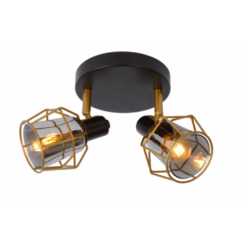 Lucide Nila Plafondspot zwart 2x