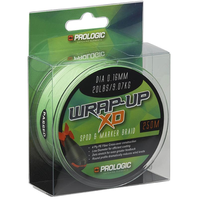 Tresse Prologic Wrap-Up Pour Spod & Marker Vert- 250M