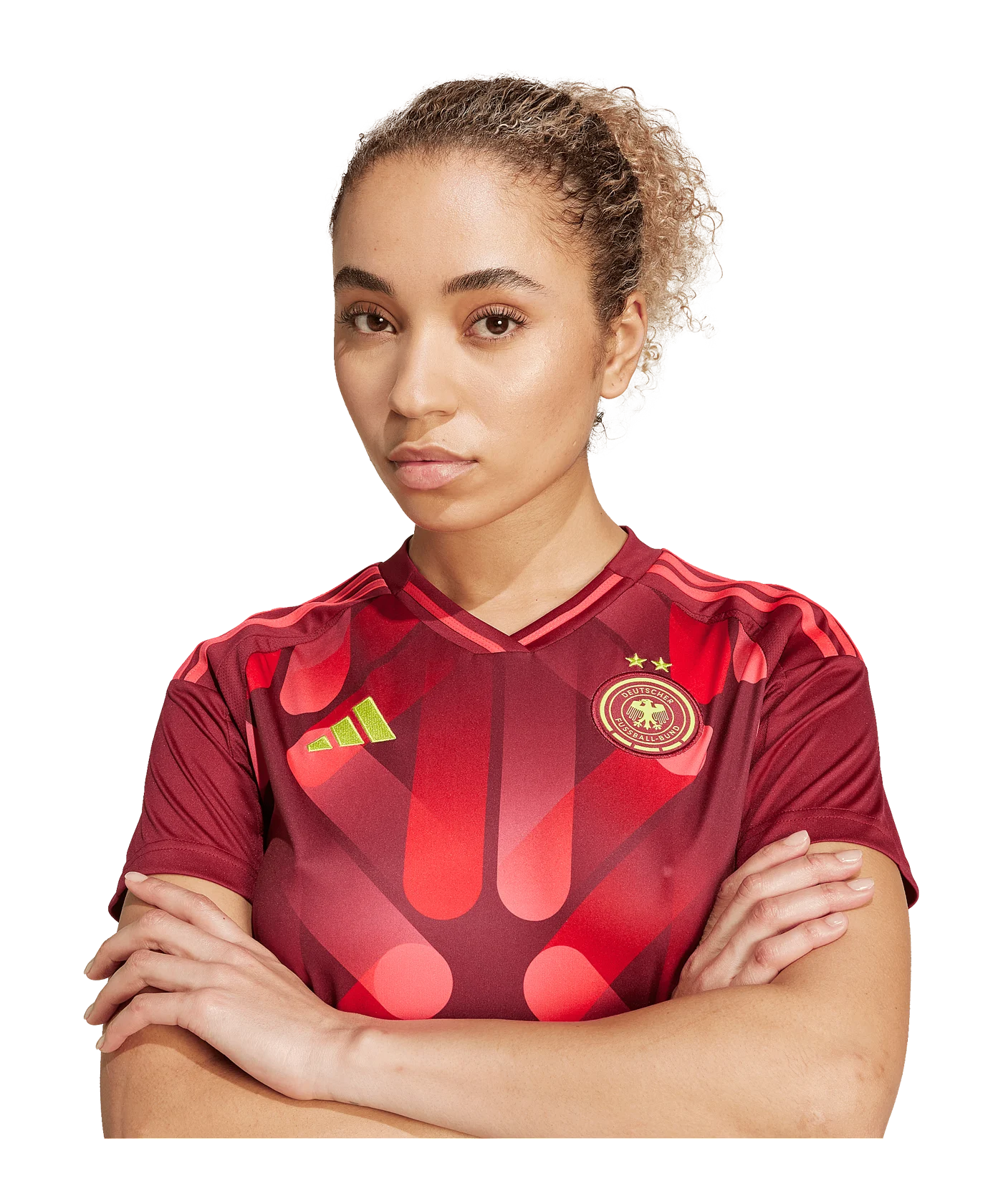 adidas Deutschland Trikot Away EM 2025 Damen Rot