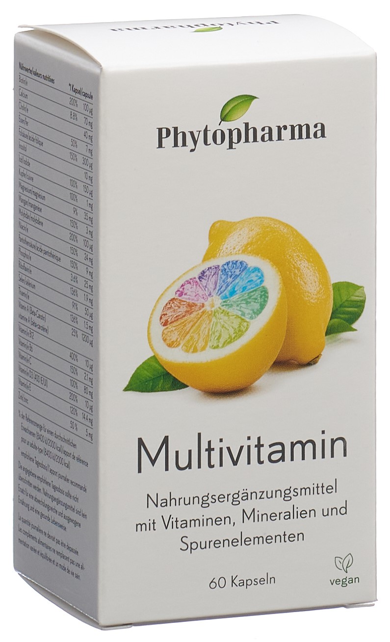 PHYTOPHARMA Multivitamin<br>60 Stück, Dose, Kapsel