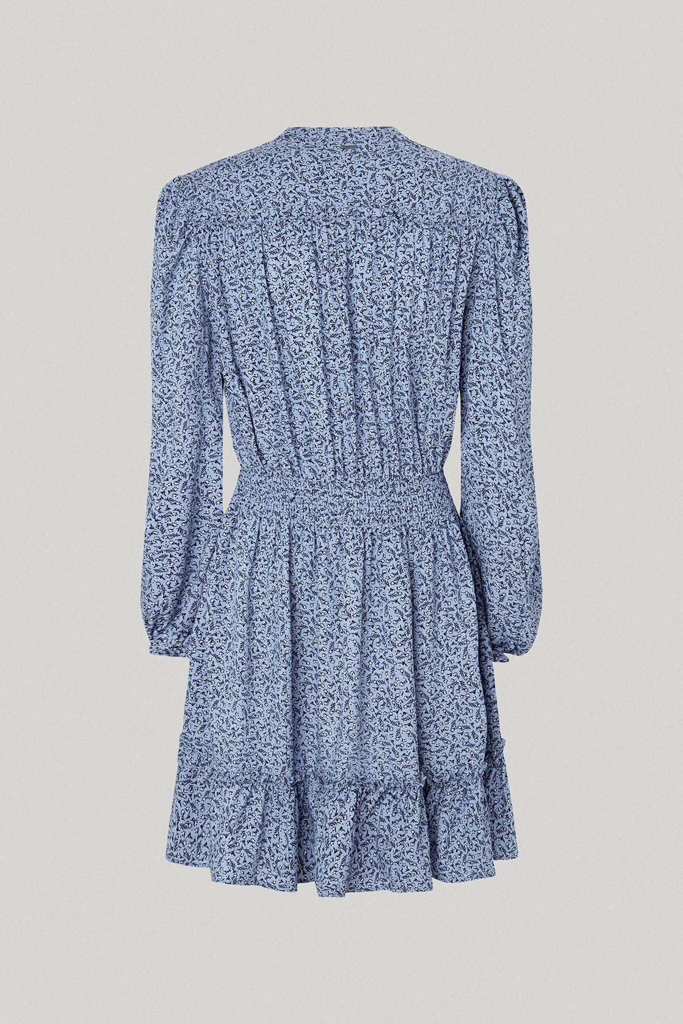 Vestido Dobby com Estampa Floral