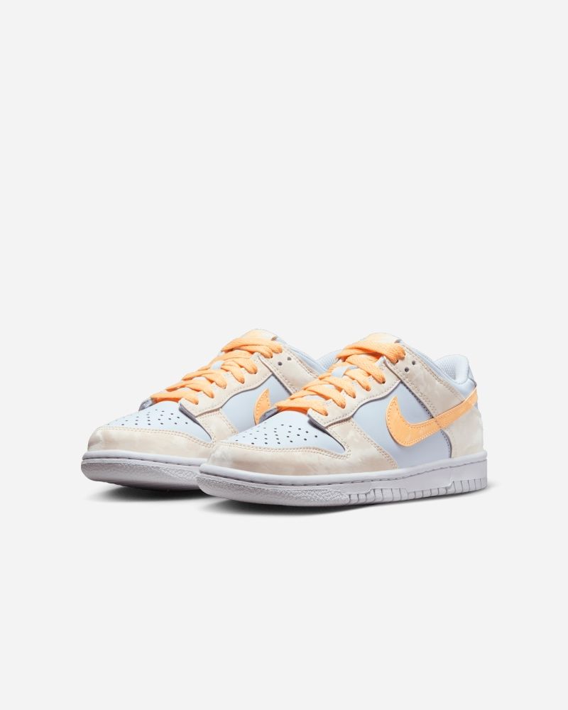 Chaussures Nike Dunk Low Blanc & Gris pour Enfant