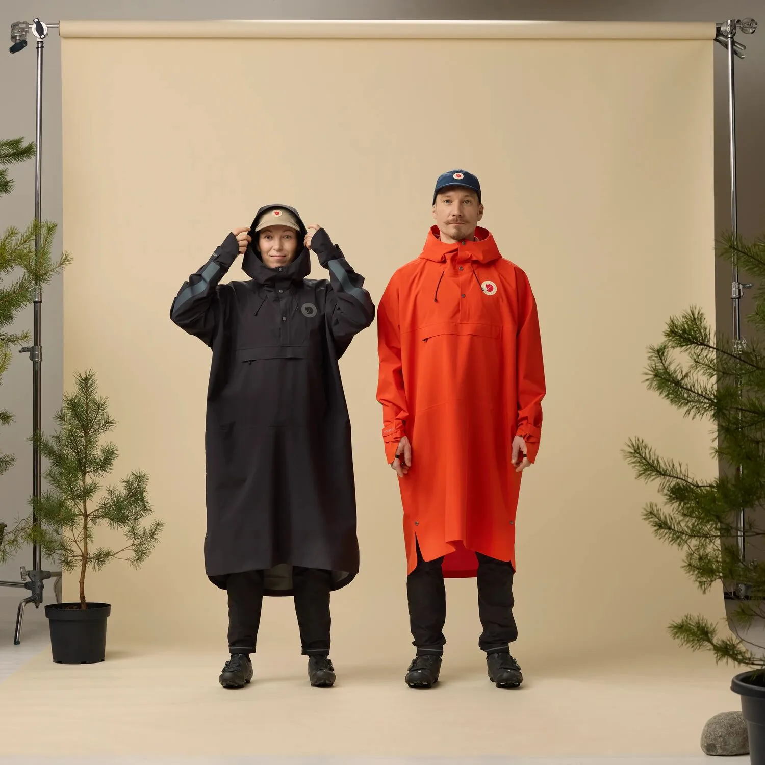 Fjällräven Hoja Rain Poncho Black