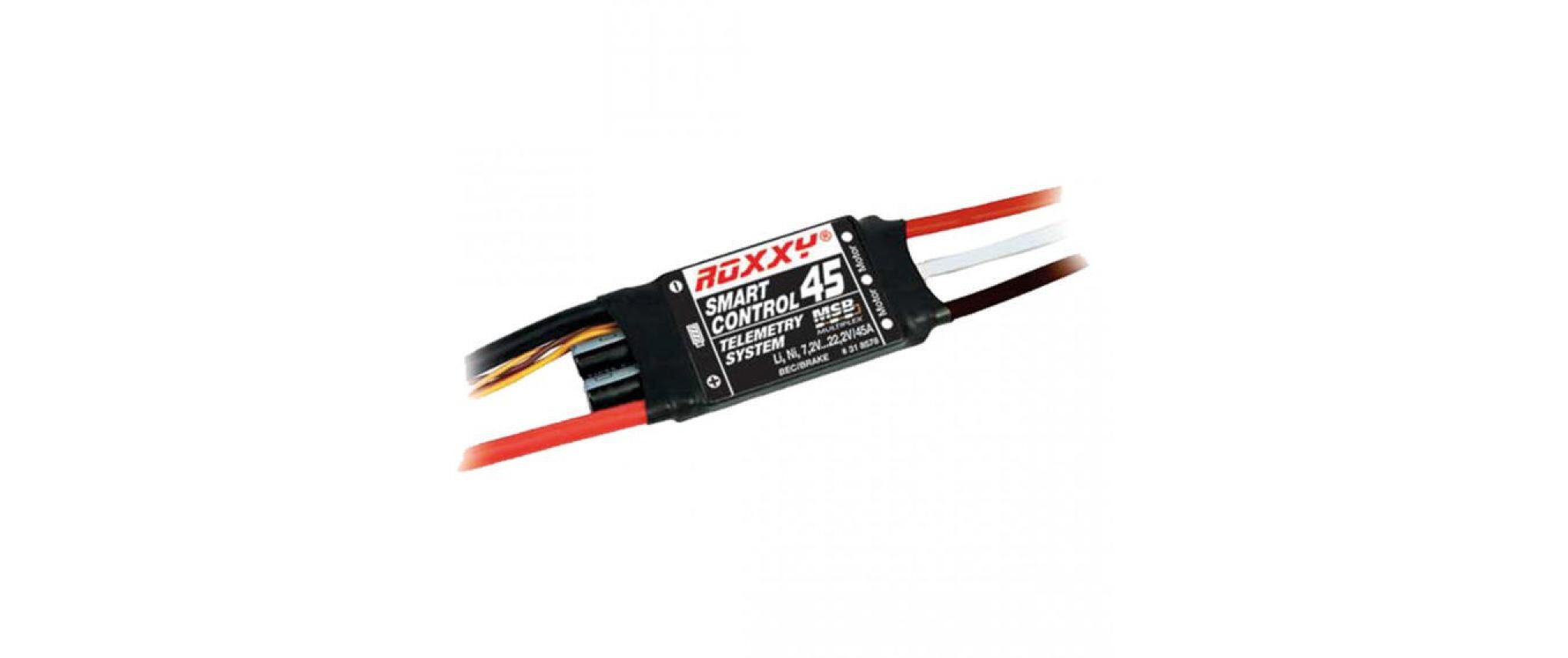 Brushless Regler Smart Control 45 MSB Telemetrie, 2-6SBrushless ESC mit M-Link MSB-Telemetrie für Flugmodelle