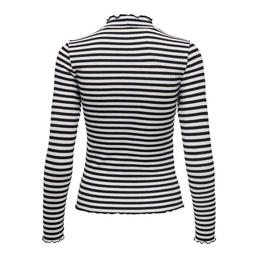 JDY Fransiska Langærmet Bluse, Cloud Dancer/Black, XS