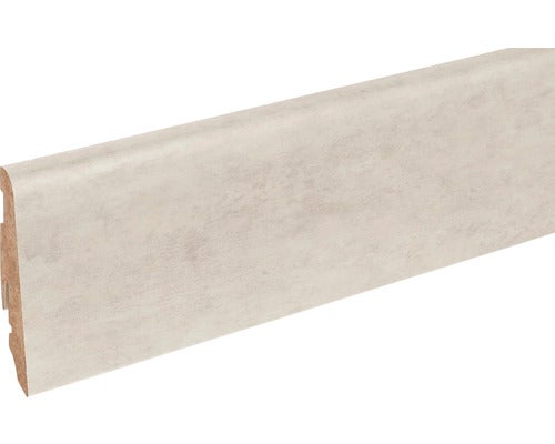Plint Metallic Stone wit FU060L 19x58x2400 mm