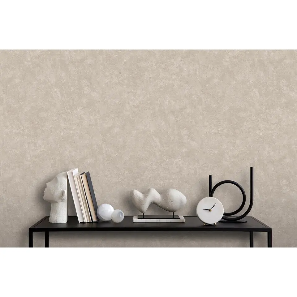 Dutch Wallcoverings Vliesbehang Artifice uni - beige - 10,05m x 53cm