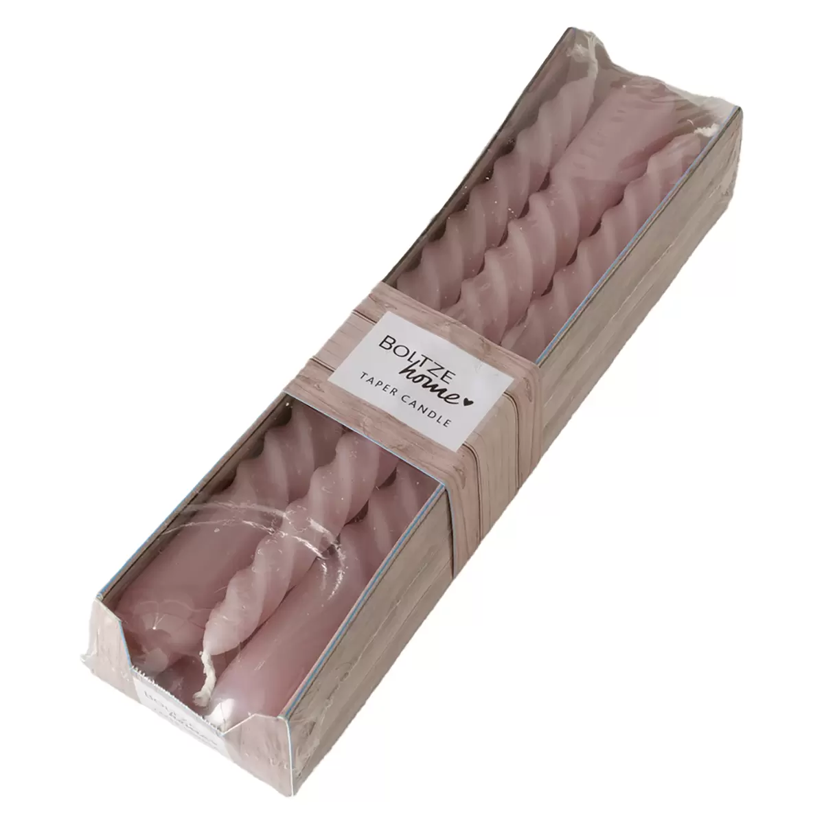 Stabkerze Twisto Rosa
