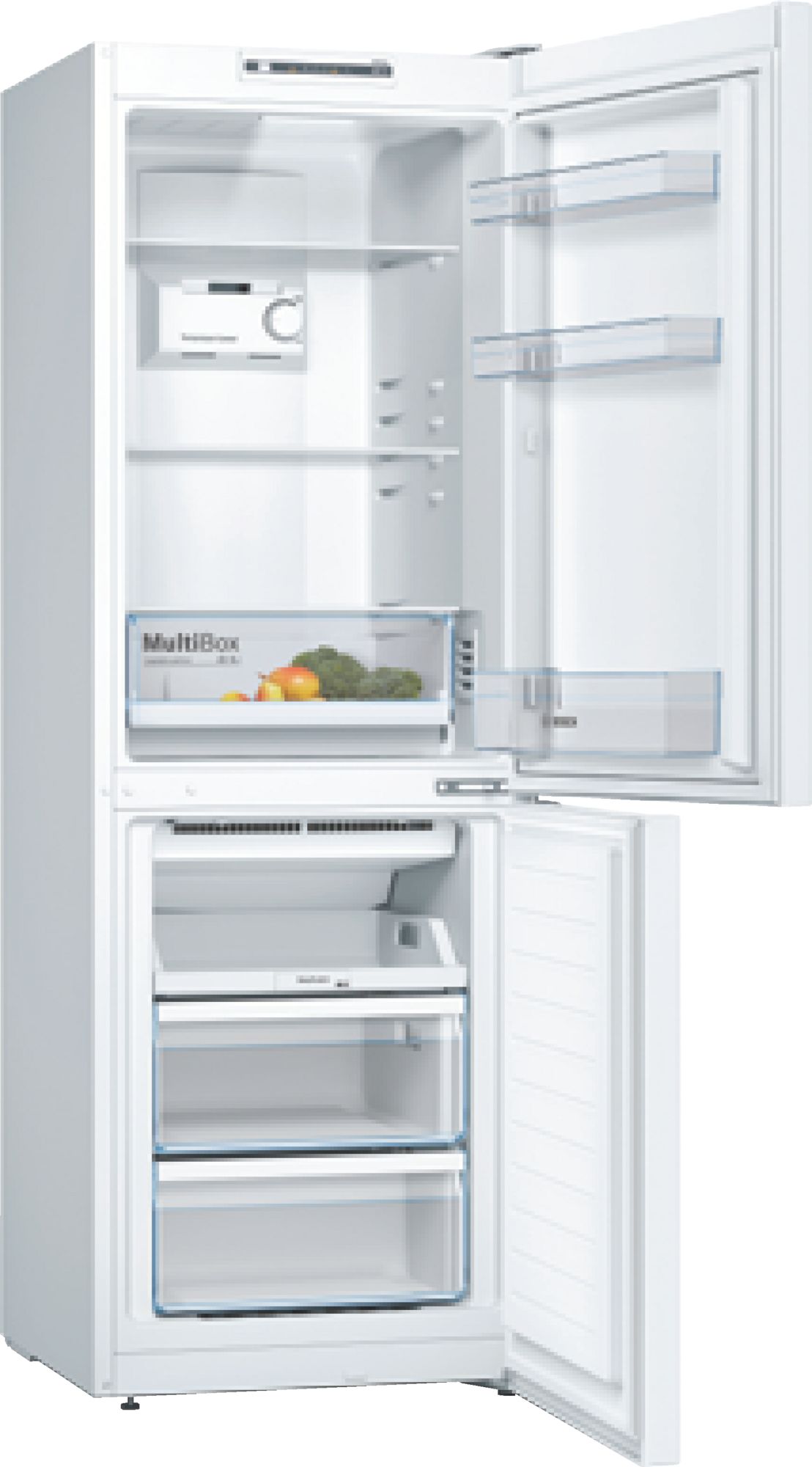 Refrigerador Combinado Independente Série 2 176 x 60 cm Branco KGN33NWEB