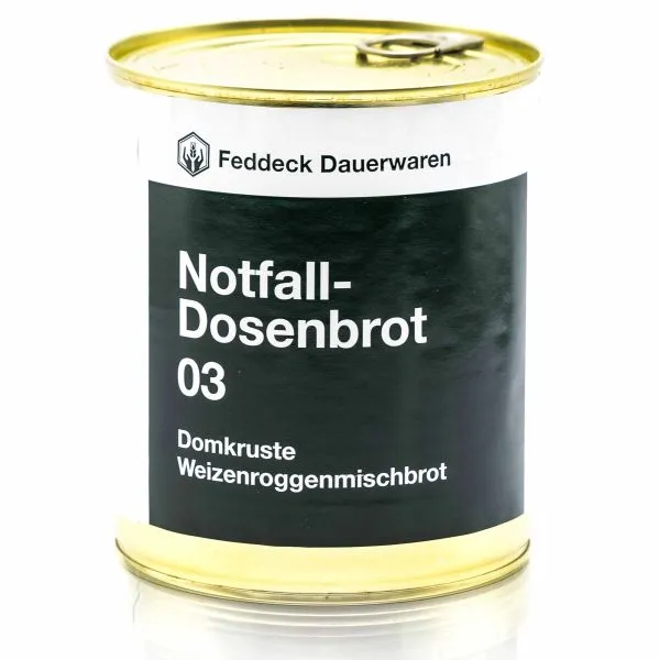 Feddeck Dauerwaren -  Domkrustenbrot Dose 380 g