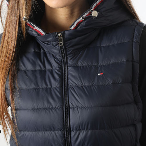 Doudoune Capuche Sans Manches Femme Heritage 4301 Bleu Marine