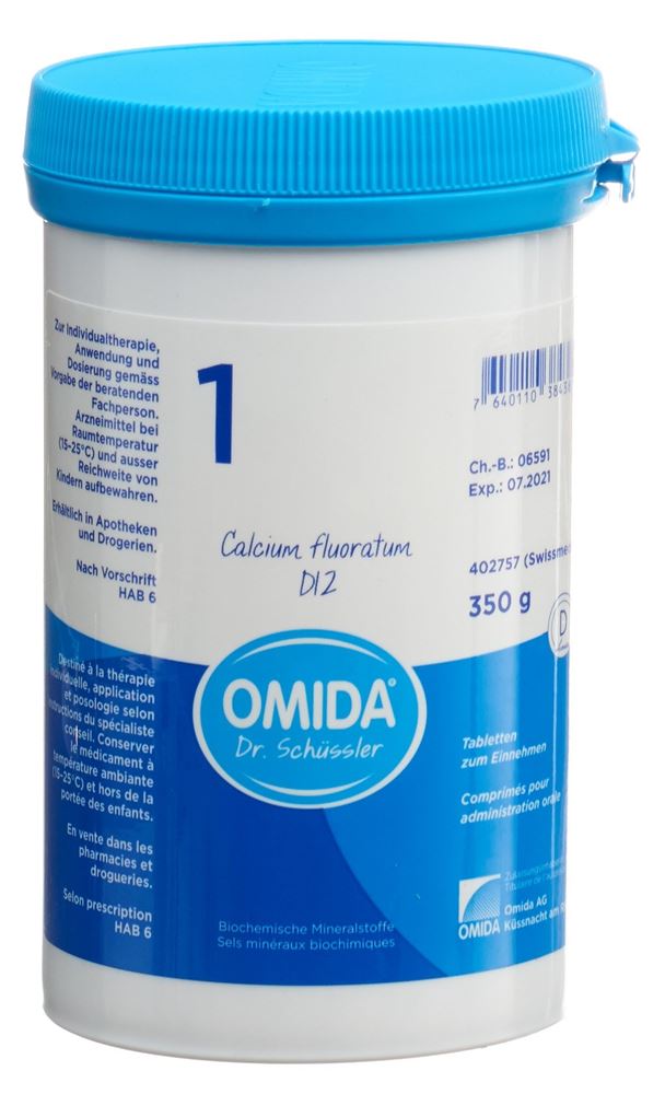 Omida Nr1 Calcium fluoratum Tabl 12 D Ds 350 g
