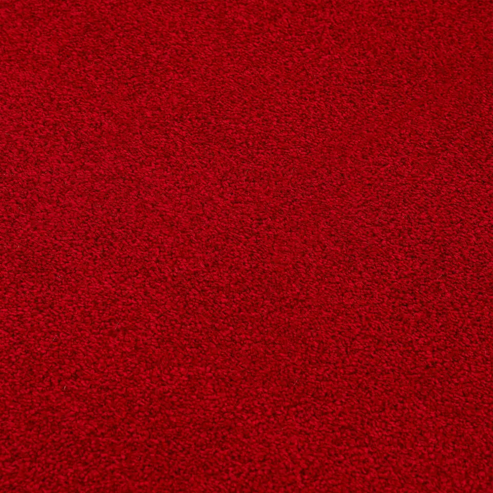 Uni Effen Laagpolig Vloerkleed Modern Rood - 140x200 CM