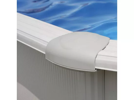 Piscine acier blanc Fidji ovale 5,27 x 3,27 x 1,22 m - Gré