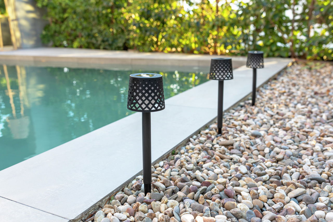 New Garden Solar-Erdspiess 4er Set GRETITA