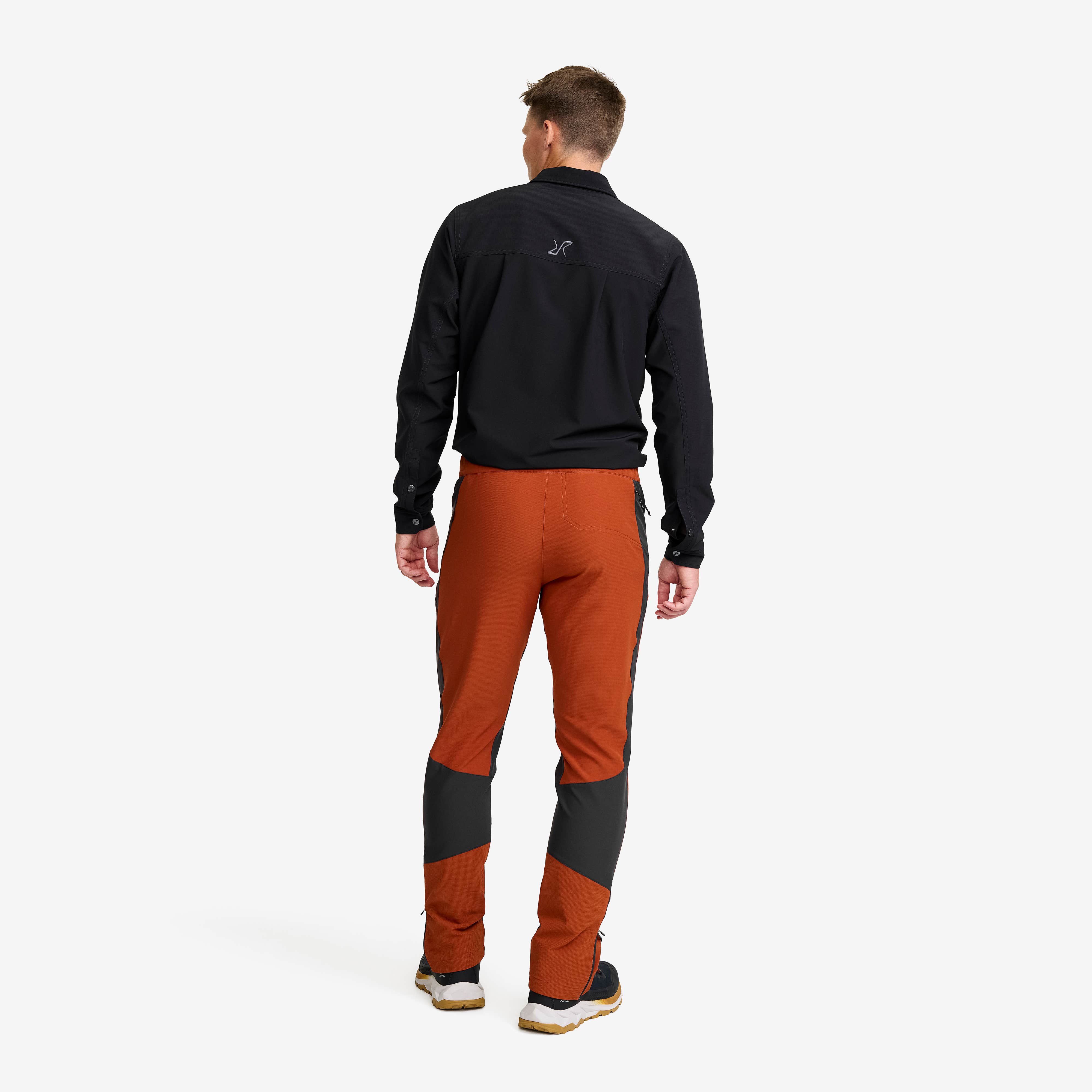 Ridge Trek Stretch Pants Herre Rusty Orange/Anthracite