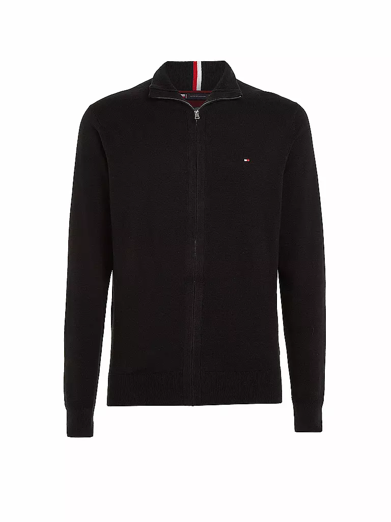 TOMMY HILFIGER Sweatjacke schwarz