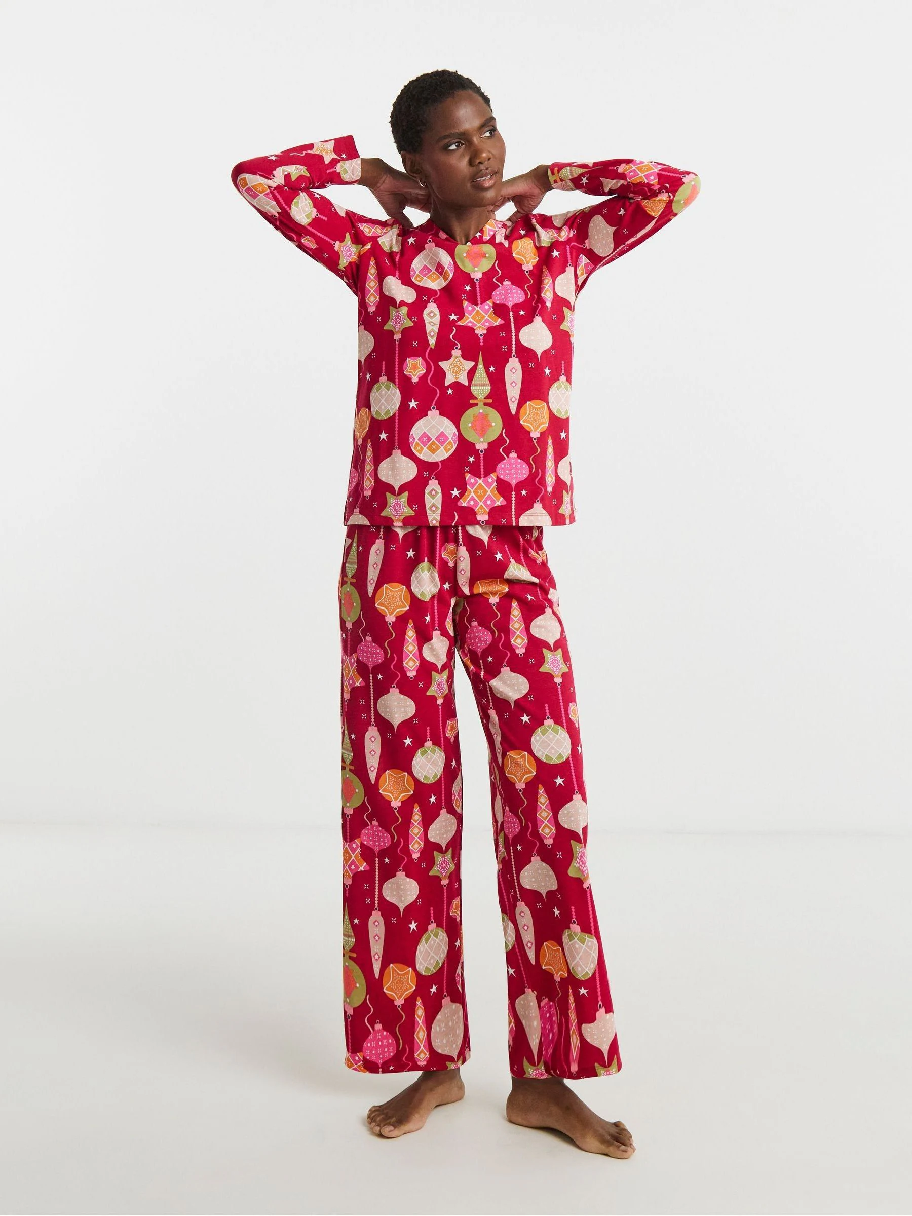 JD Williams Long Sleeve Pyjamas Set 2 Pack