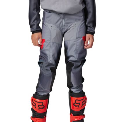 Pantalon cross Fox YOUTH 180 INTERFERE PANT 2024 - Gris / Rouge