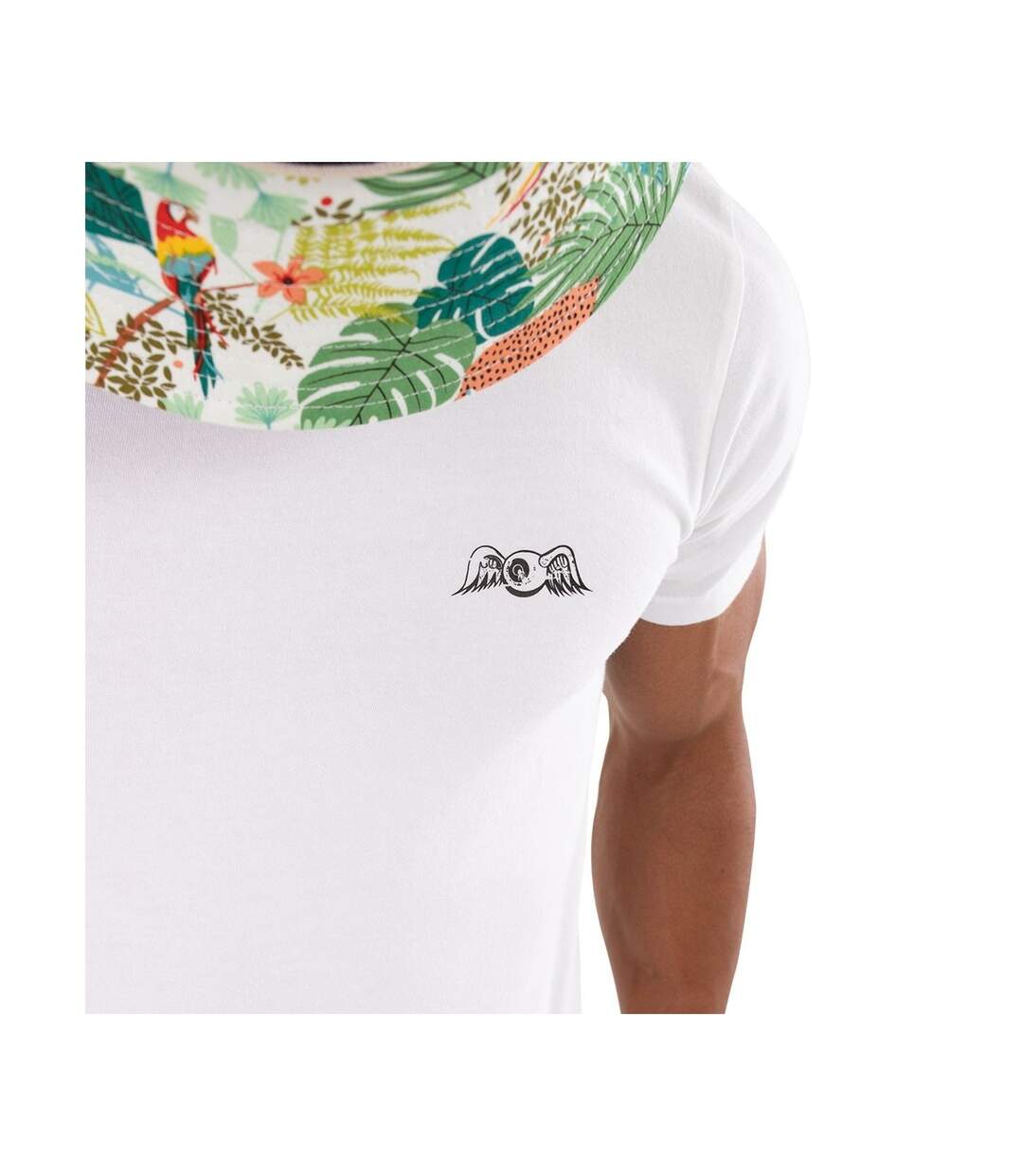 T-shirt col rond regular fit homme en coton Shave