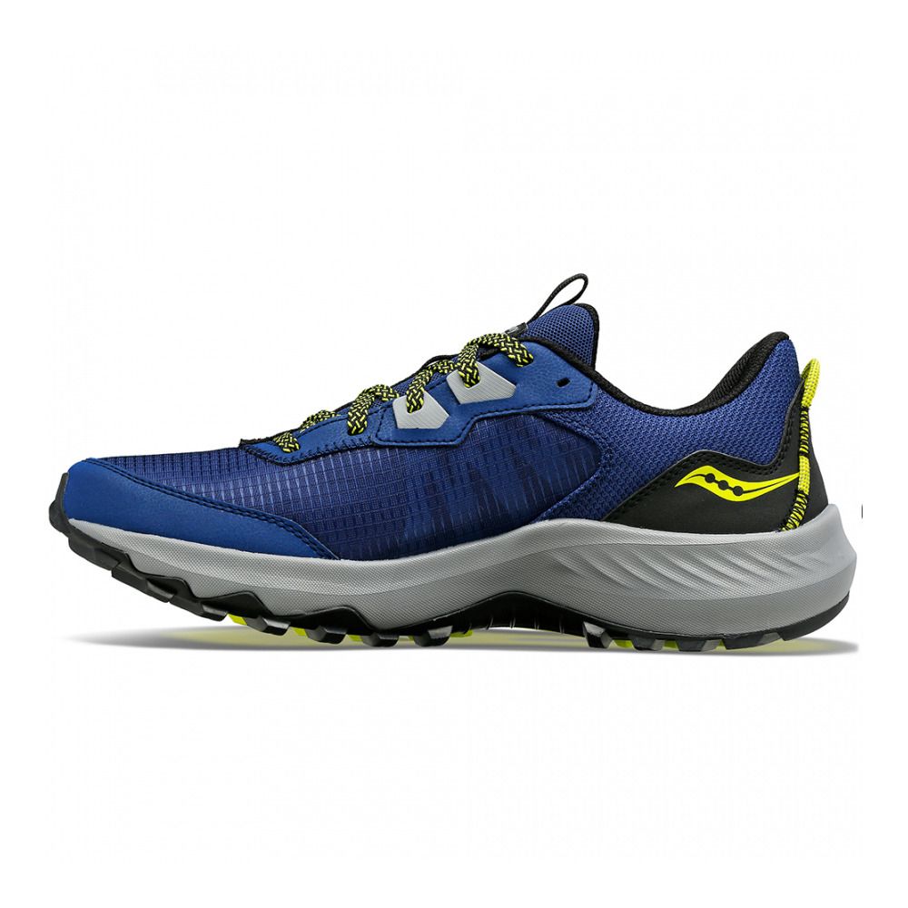 Saucony AURA TR - Chaussures trail Homme indigo/black