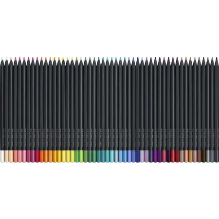 Faber-Castell Buntstifte Black Edition 50er Kartonetui