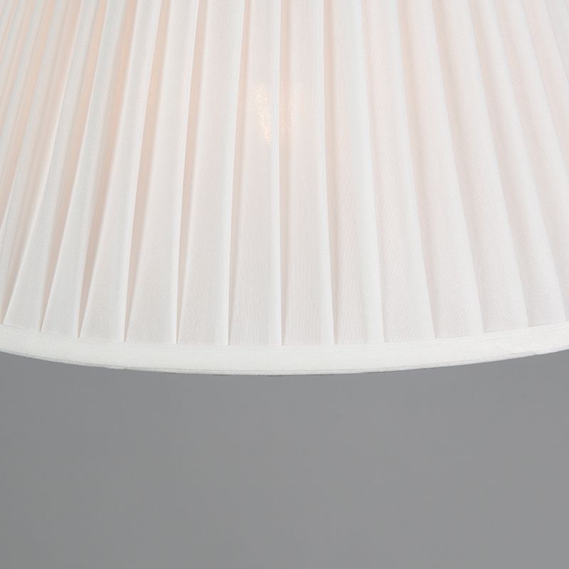Retro hanglamp wit 35 cm - Plisse