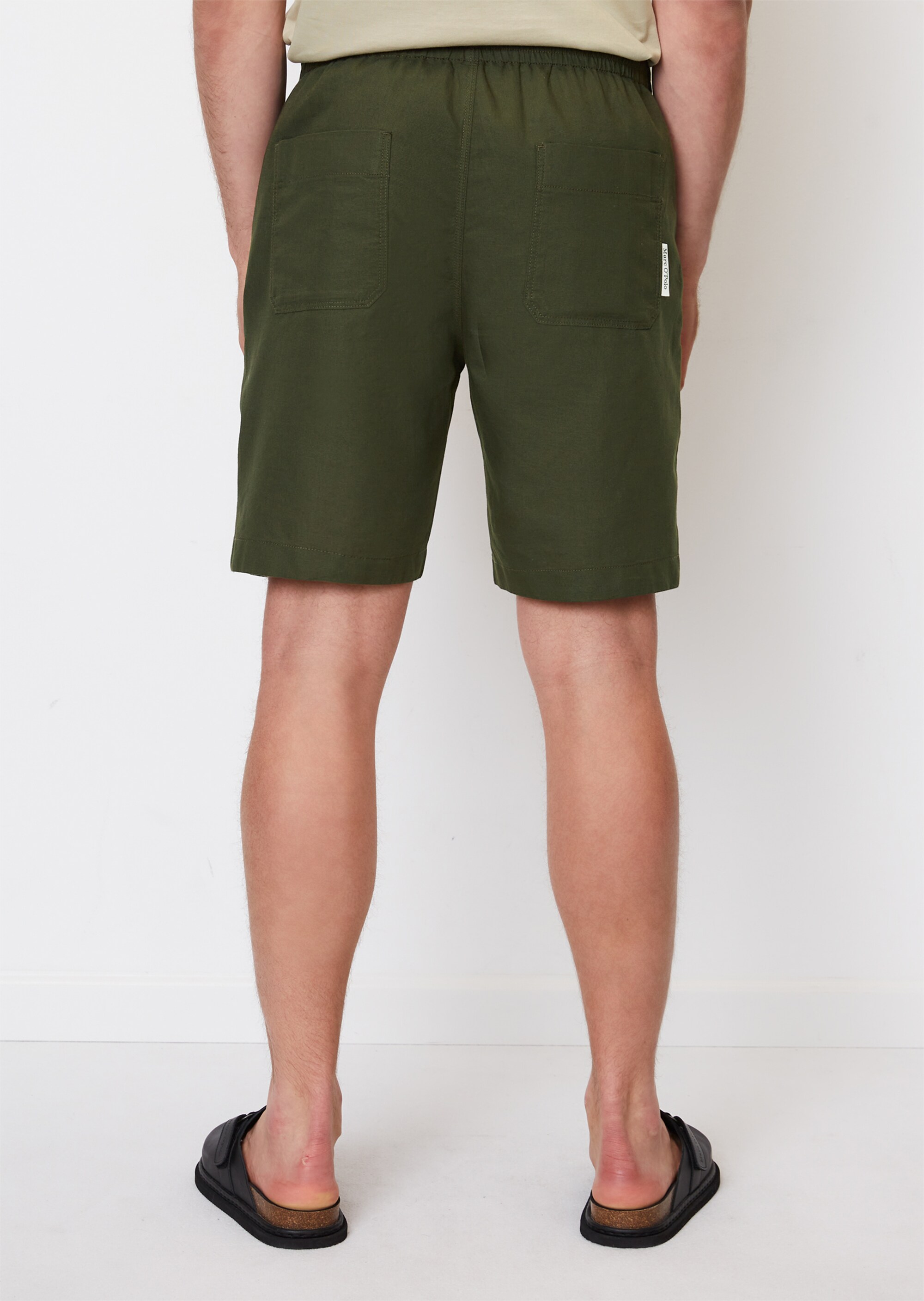 Shorts Modell EKSJÖ jogger relaxed aus Bio-Baumwolle und Leinen