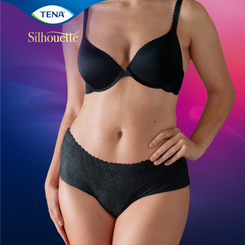 TENA Silhouette Underwear Low Waist Blanc Plus M12 stuks