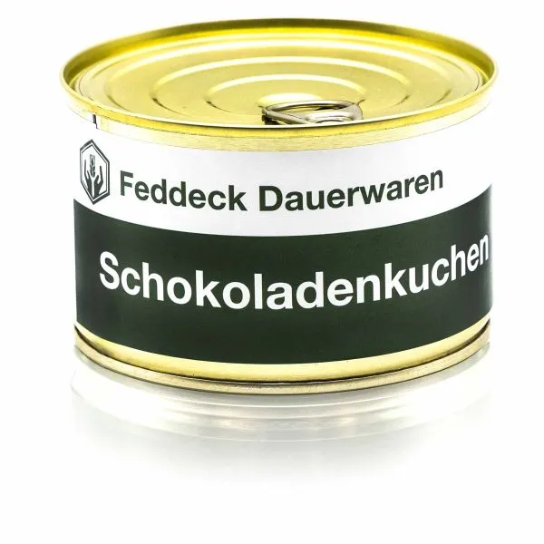 Feddeck Dauerwaren -  Schokoladenkuchen Dose 170g