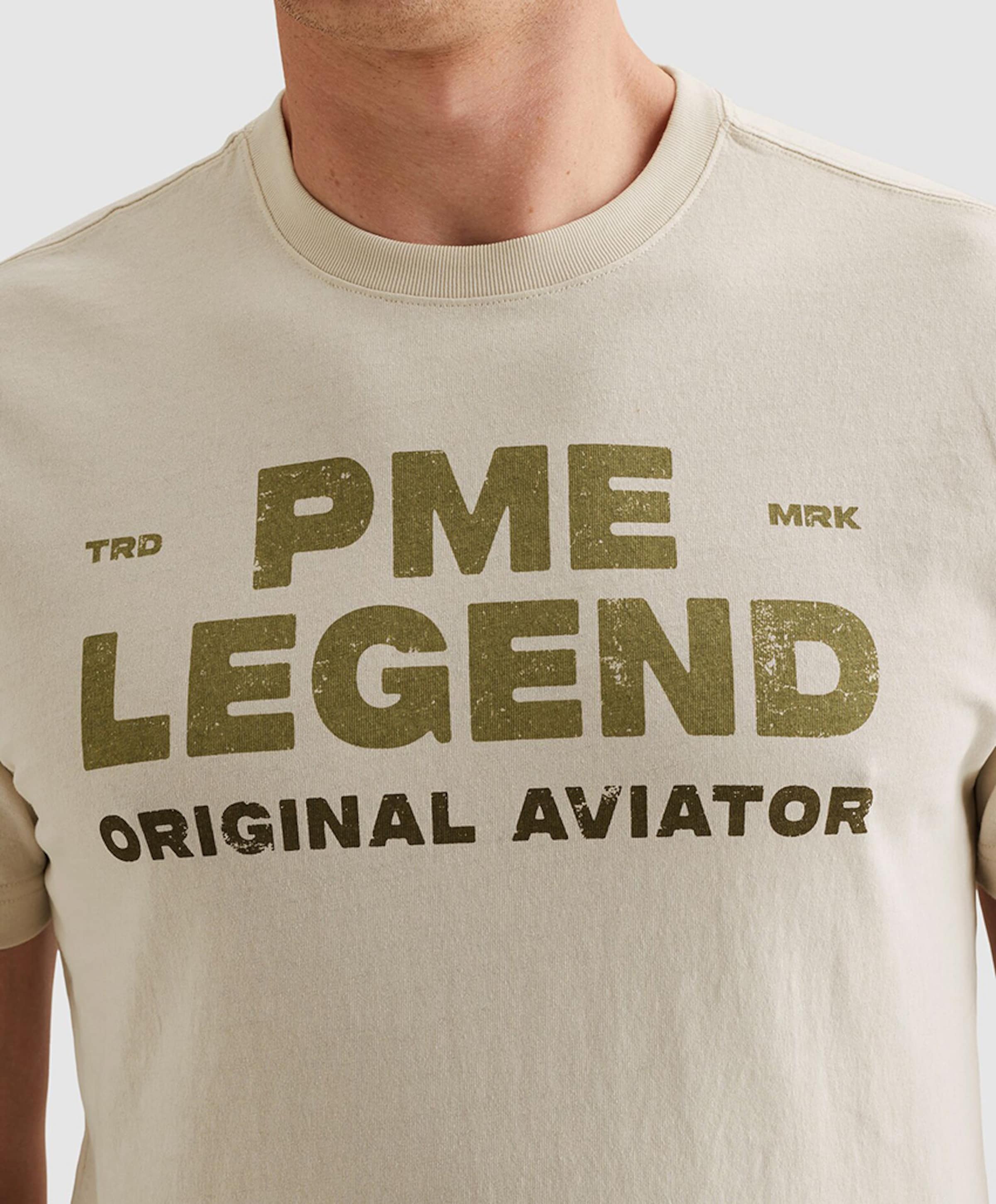 PME Legend Heren T-shirt ecru