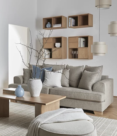 Kingston 3 pers. m/2 sæder Sofa