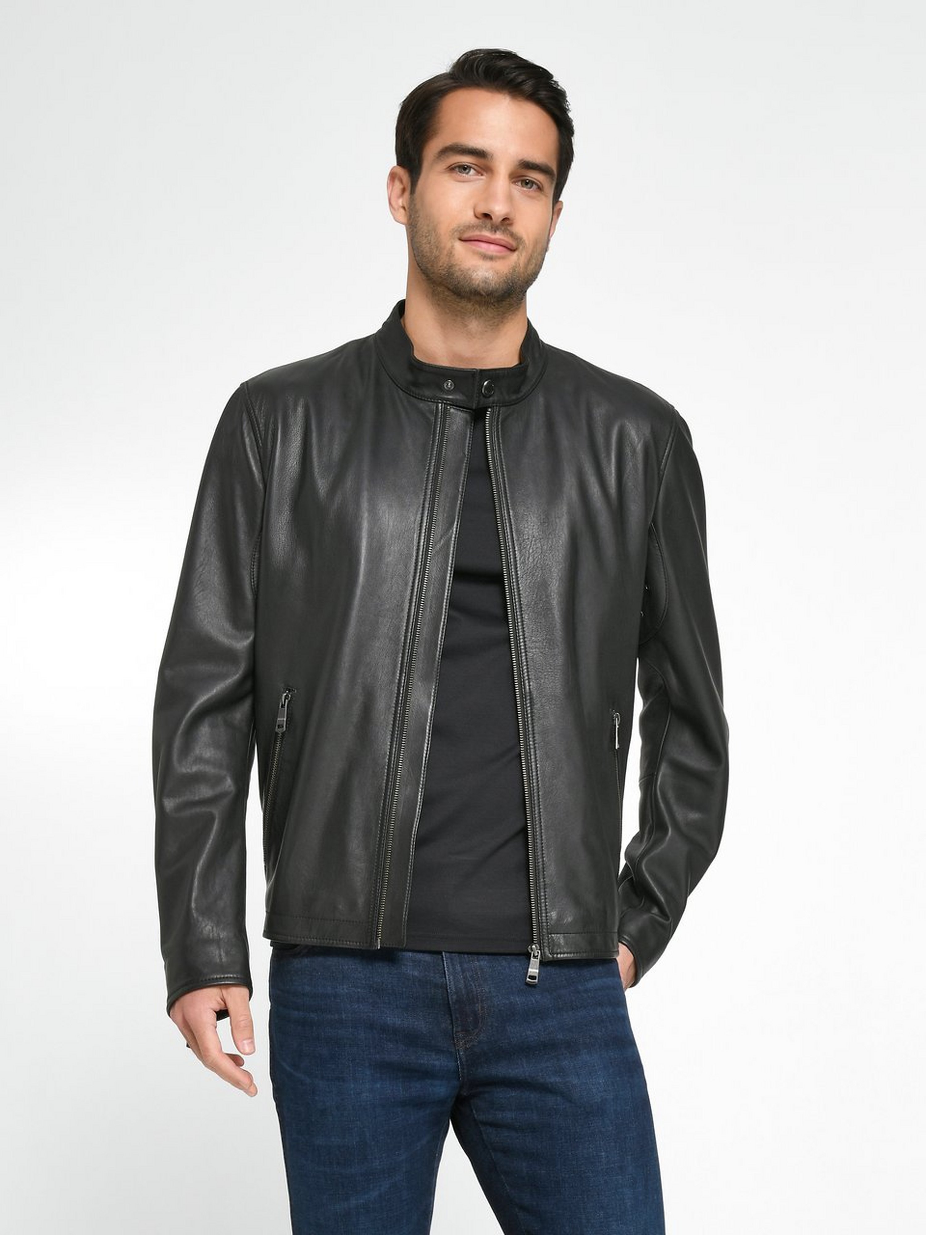 Lederjacke
