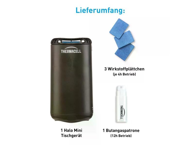 Thermacell Mückenschutz Halo Mini Schwarz Stechmückenschutzgerät
