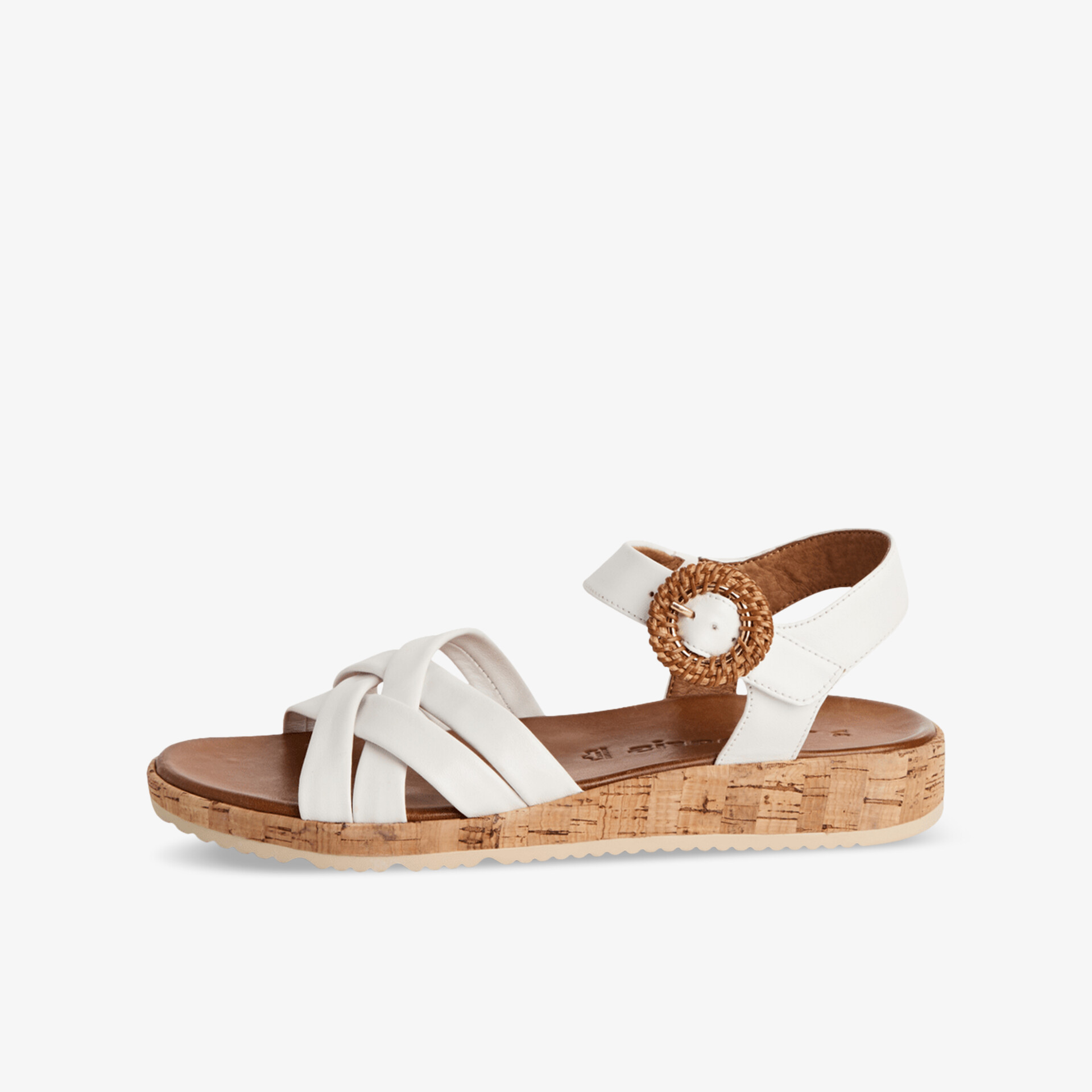 Tamaris Damen Riemchensandalen weiß